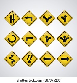 Road Sign Design Stock Vector (Royalty Free) 387395230 | Shutterstock