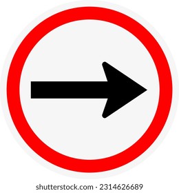 icono de diseño de señales de tráfico, vector de diseño