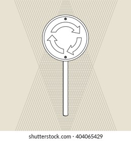 Road sign design , vector illustration