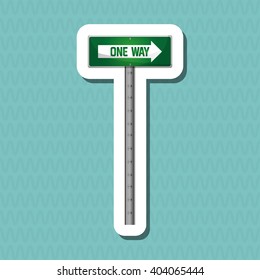Road sign design , vector illustration