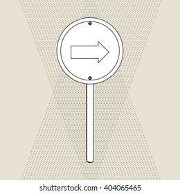 Road sign design , vector illustration