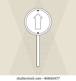 Road sign design , vector illustration