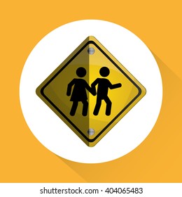 Road sign design , vector illustration