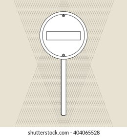 Road sign design , vector illustration