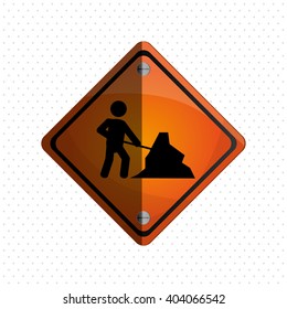 Road sign design , vector illustration