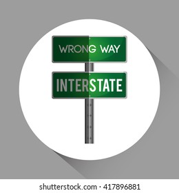 Road sign design , vector illustration
