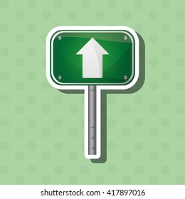 Road sign design , vector illustration
