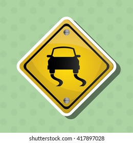 Road sign design , vector illustration