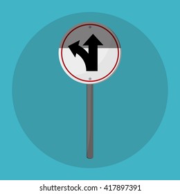 Road sign design , vector illustration