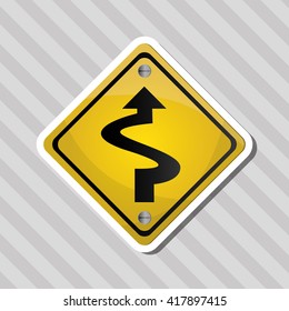 Road sign design , vector illustration