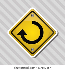 Road sign design , vector illustration