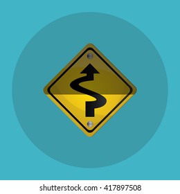 Road sign design , vector illustration