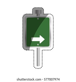 Road sign directions icon vector illustration graphic design