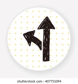 road sign doodle