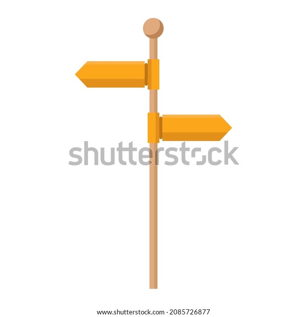 road sign flat\
clipart vector\
illustration