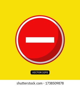 Road Sign flat icon vector illustration logo template for many purpose.
