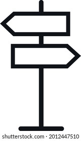 Señal de la carretera diseño de iconos de estilo plano, dirección de la información de la vía de los mensajes de la calle dirección del transporte y guía, Junta, Dirección, Correo, Ruta, Señal, Tráfico, Icono de Viaje