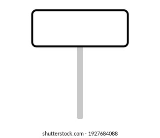 Road sign of Great Britain on white