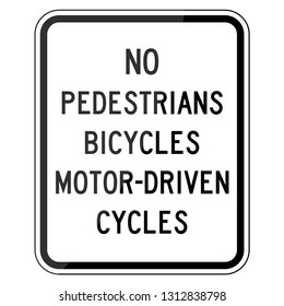 Road sign. Hand-drawn traffic sign icon in the United States. Isolated on white background. Sketch style. Vector illustration. Eps 10.