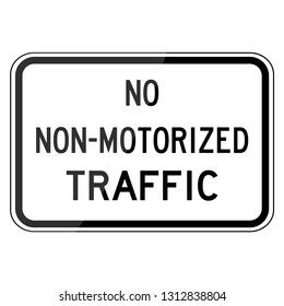 Road sign. Hand-drawn traffic sign icon in the United States. Isolated on white background. Sketch style. Vector illustration. Eps 10.