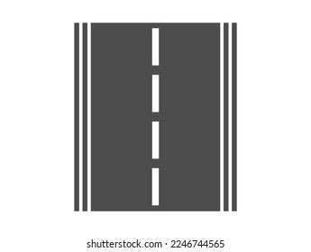 Road sign. Highway vector, driving concept isolated on white background