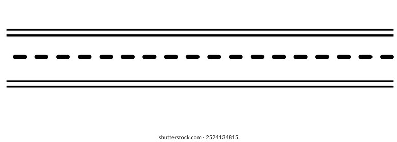 Señal de tráfico. Vector de la carretera, concepto de conducción aislado en el fondo blanco.