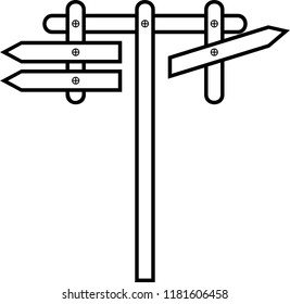 road sign icon