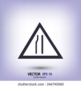 road sign icon