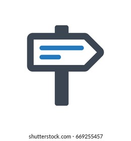 Road Sign Icon