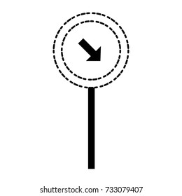 road sign icon