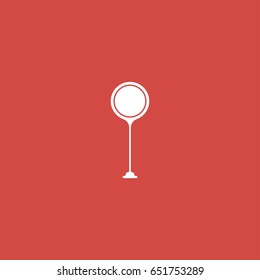road sign icon. sign design. red background