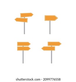 Diseño plano de icono de símbolo de carretera