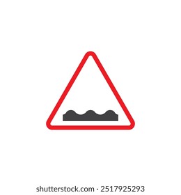 Straßenschild Symbol flaches Design