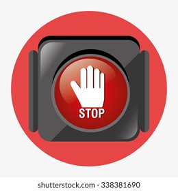 Road sign icon graphic design, vector illustration eps10