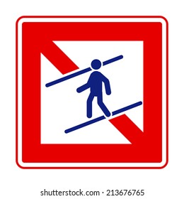 road sign icon on isolated background