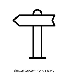 Road Sign Icon vector design template