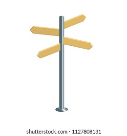 Road Sign icon vector illustration 