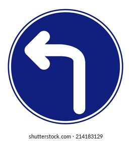 Road Sign icon. Vector Illustration