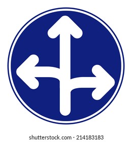 Road Sign icon. Vector Illustration