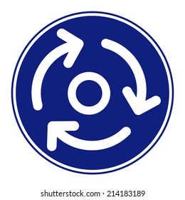 Road Sign icon. Vector Illustration
