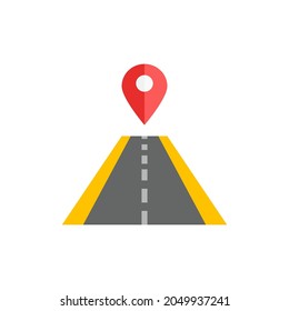 Road sign icon vector png isolated on white background