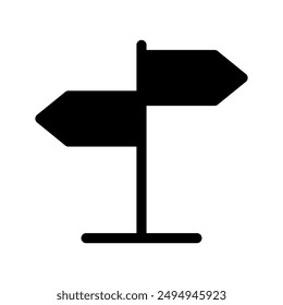 Straßenschild-Symbol Vektorgrafik-Symbol-Design-Illustration