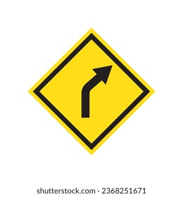 road sign icon vector template illustration logo design