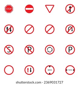 road sign icon vector template illustration logo design