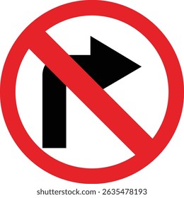 Road sign icon.Direction of movement. Warning different road sign.Permitted directions of movement at intersections, junctions and other sections of the road.Warning sign, attention road sign.