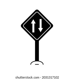 road sign icons symbol vector elements for infographic web