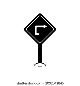 road sign icons symbol vector elements for infographic web