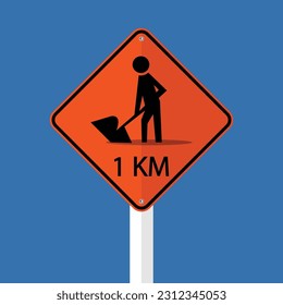 Road sign icons. Traffic signs. Vector illustration Editable Background Free vector image