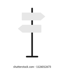 Road sign illustration. Vector object