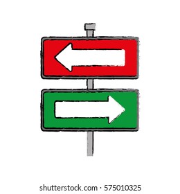 Road sign isolated icon vector illustration graphic design